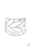 FLOCK, Stock, and Barrel - Silver Bracelet - Paparazzi Accessories Bracelet Bedazzle Me Pretty Mobile Fashion Boutique