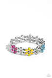 Floral Fair - Multi Bracelet - Paparazzi Accessories Bracelet Bedazzle Me Pretty Mobile Fashion Boutique