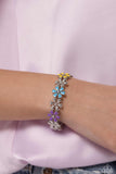 Floral Fair - Multi Bracelet - Paparazzi Accessories Bracelet Bedazzle Me Pretty Mobile Fashion Boutique