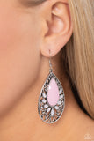 Floral Fairytale - Pink Earrings - Paparazzi Accessories Earrings Bedazzle Me Pretty Mobile Fashion Boutique