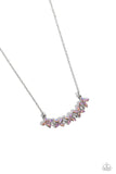 Floral Fanfare - Orange Necklace - Paparazzi Accessories Necklace Bedazzle Me Pretty Mobile Fashion Boutique