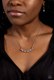 Floral Fanfare - Orange Necklace - Paparazzi Accessories Necklace Bedazzle Me Pretty Mobile Fashion Boutique