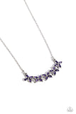 Floral Fanfare - Purple Necklace - Paparazzi Accessories Necklace Bedazzle Me Pretty Mobile Fashion Boutique