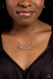 Floral Fanfare - Yellow Necklace - Paparazzi Accessories Necklace Bedazzle Me Pretty Mobile Fashion Boutique