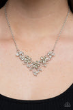 Floral Fashion Show - Brown Necklace - Paparazzi Accessories Necklace Bedazzle Me Pretty Mobile Fashion Boutique