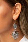 Floral Favorite - Green Earrings - Paparazzi Accessories Earrings Bedazzle Me Pretty Mobile Fashion Boutique
