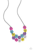 Floral Fever - Multi Necklace - Paparazzi Accessories Necklace Bedazzle Me Pretty Mobile Fashion Boutique
