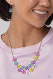 Floral Fever - Multi Necklace - Paparazzi Accessories Necklace Bedazzle Me Pretty Mobile Fashion Boutique