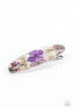 Floral Flurry - Purple Hair Clip - Paparazzi Accessories Hair Clip Bedazzle Me Pretty Mobile Fashion Boutique