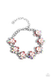 Floral Frenzy - Pink Bracelet - Paparazzi Accessories Bracelet Bedazzle Me Pretty Mobile Fashion Boutique