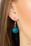 Floral Fusion - Blue Necklace - Paparazzi Accessories Necklace Bedazzle Me Pretty Mobile Fashion Boutique