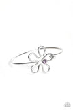 Floral Innovation - Purple Bracelet - Paparazzi Accessories Bracelet Bedazzle Me Pretty Mobile Fashion Boutique