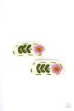 Floral Whimsy - Purple Hair Clip - Paparazzi Accessories Hair Clip Bedazzle Me Pretty Mobile Fashion Boutique