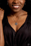 Flourishing Faith - Pink Necklace - Paparazzi Accessories Necklace Bedazzle Me Pretty Mobile Fashion Boutique