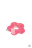 Flower Child Garden - Pink Hair Clip - Paparazzi Accessories Hair Clip Bedazzle Me Pretty Mobile Fashion Boutique