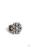 Flower of Life - Copper Ring - Paparazzi Accessories Ring Bedazzle Me Pretty Mobile Fashion Boutique