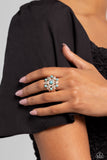 Flower of Life - Rose Gold Ring - Paparazzi Accessories Ring Bedazzle Me Pretty Mobile Fashion Boutique