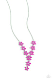 Flowering Feature - Multi Necklace - Paparazzi Accessories Necklace Bedazzle Me Pretty Mobile Fashion Boutique