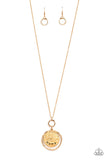 Flowers for Mama - Gold Necklace - Paparazzi Accessories Necklace Bedazzle Me Pretty Mobile Fashion Boutique