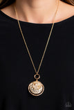 Flowers for Mama - Gold Necklace - Paparazzi Accessories Necklace Bedazzle Me Pretty Mobile Fashion Boutique