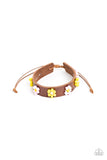 Flowery Frontier - Pink Bracelet - Paparazzi Accessories Bracelet Bedazzle Me Pretty Mobile Fashion Boutique