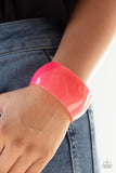 Fluent in Flamboyance - Pink Bracelet - Paparazzi Accessories Bracelet Bedazzle Me Pretty Mobile Fashion Boutique