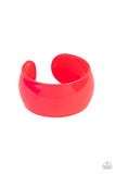 Fluent in Flamboyance - Pink Bracelet - Paparazzi Accessories Bracelet Bedazzle Me Pretty Mobile Fashion Boutique