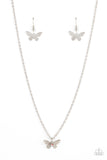Flutter Love - Pink Necklace - Paparazzi Accessories Necklace Bedazzle Me Pretty Mobile Fashion Boutique