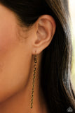 FLYING Low - Brass Necklace - Paparazzi Accessories Necklace Bedazzle Me Pretty Mobile Fashion Boutique