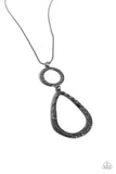 Focused Fashion - Black Necklace - Paparazzi Accessories Necklace Bedazzle Me Pretty Mobile Fashion Boutique