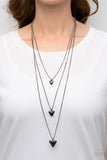 Follow the LUSTER - Black Necklace - Paparazzi Accessories Necklace Bedazzle Me Pretty Mobile Fashion Boutique