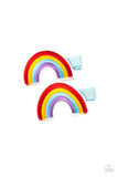 Follow Your Rainbow - Multi Hair Clip - Paparazzi Accessories Hair Clip Bedazzle Me Pretty Mobile Fashion Boutique