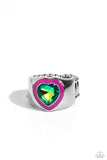 Fond Regard - Pink Ring - Paparazzi Accessories Ring Bedazzle Me Pretty Mobile Fashion Boutique