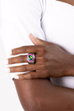Fond Regard - Pink Ring - Paparazzi Accessories Ring Bedazzle Me Pretty Mobile Fashion Boutique