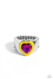 Fond Regard - Yellow Ring - Paparazzi Accessories Ring Bedazzle Me Pretty Mobile Fashion Boutique