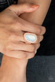 For ETHEREAL! - Rose Gold Ring - Paparazzi Accessories Ring Bedazzle Me Pretty Mobile Fashion Boutique