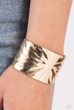 Ford Fusion - Gold Bracelet - Paparazzi Accessories Bracelet Bedazzle Me Pretty Mobile Fashion Boutique
