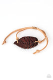 Forest Forager - Brown Bracelet - Paparazzi Accessories Bracelet Bedazzle Me Pretty Mobile Fashion Boutique