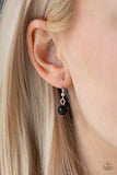 Forever In My Heart - Black Necklace - Paparazzi Accessories Necklace Bedazzle Me Pretty Mobile Fashion Boutique