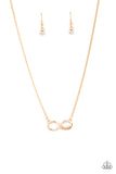 Forever Your Mom - Gold Necklace - Paparazzi Accessories Necklace Bedazzle Me Pretty Mobile Fashion Boutique