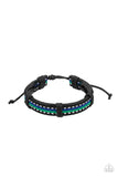 Forging a Trail - Blue Bracelet - Paparazzi Accessories Bracelet Bedazzle Me Pretty Mobile Fashion Boutique