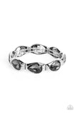 Formal Fanfare - Silver Bracelet - Paparazzi Accessories Bracelet Bedazzle Me Pretty Mobile Fashion Boutique