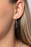 Formally Forged - Black Necklace - Paparazzi Accessories Necklace Bedazzle Me Pretty Mobile Fashion Boutique