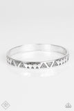 Fox In The Henhouse - Silver Bracelet - Paparazzi Accessories Bracelet Bedazzle Me Pretty Mobile Fashion Boutique