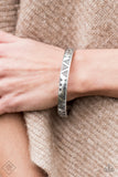 Fox In The Henhouse - Silver Bracelet - Paparazzi Accessories Bracelet Bedazzle Me Pretty Mobile Fashion Boutique