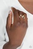 Foxy Fabulous - Brown Ring - Paparazzi Accessories Ring Bedazzle Me Pretty Mobile Fashion Boutique