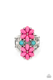 Fredonia Florist - Pink Ring - Paparazzi Accessories Ring Bedazzle Me Pretty Mobile Fashion Boutique