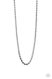 Free Agency - Black Necklace - Paparazzi Accessories Necklace Bedazzle Me Pretty Mobile Fashion Boutique