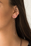 Free Bird - Copper Necklace - Paparazzi Accessories Necklace Bedazzle Me Pretty Mobile Fashion Boutique