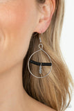 Free Bird Freedom - Black Earrings - Paparazzi Accessories Earrings Bedazzle Me Pretty Mobile Fashion Boutique